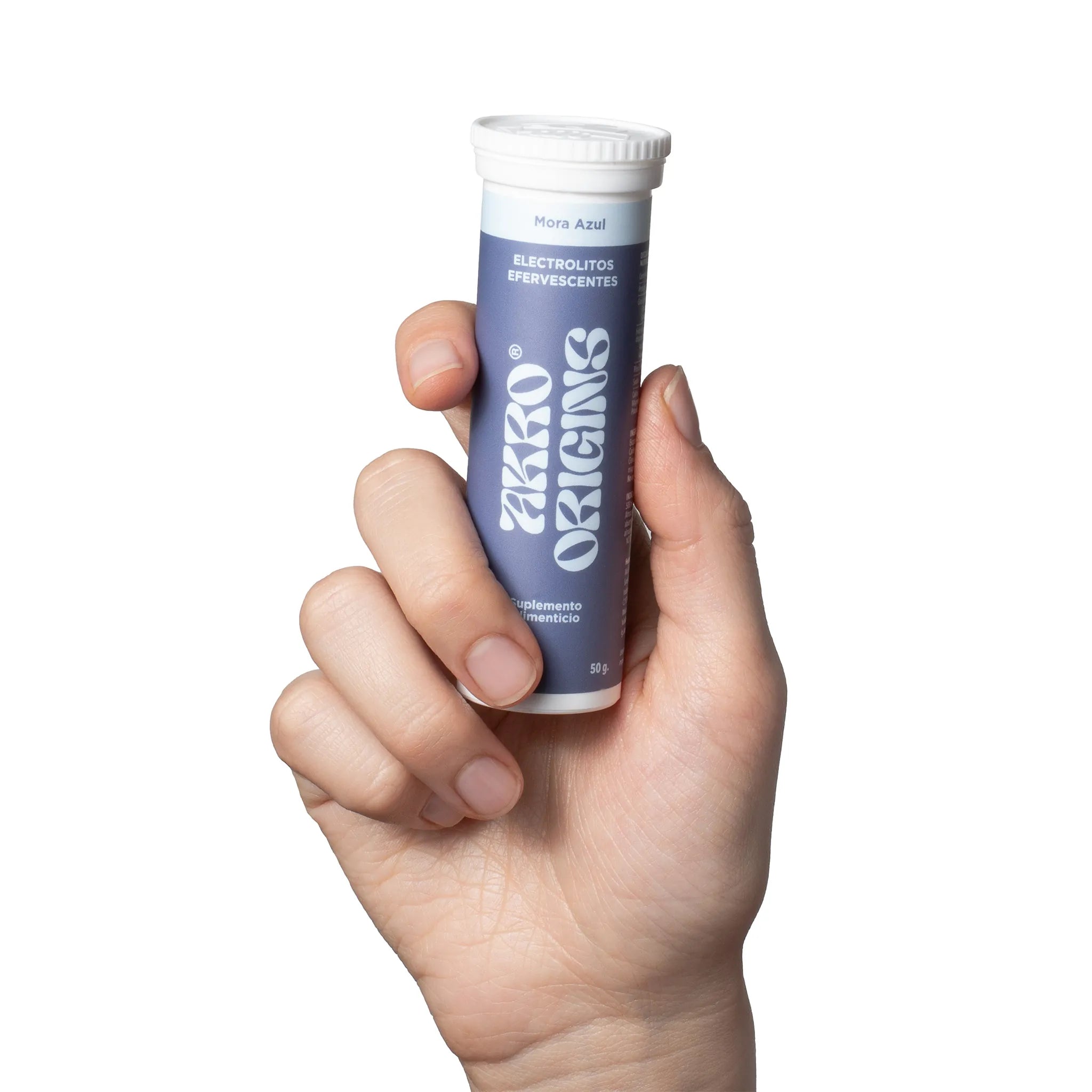 Electrolito sabor Mora Azul — Akro Origins